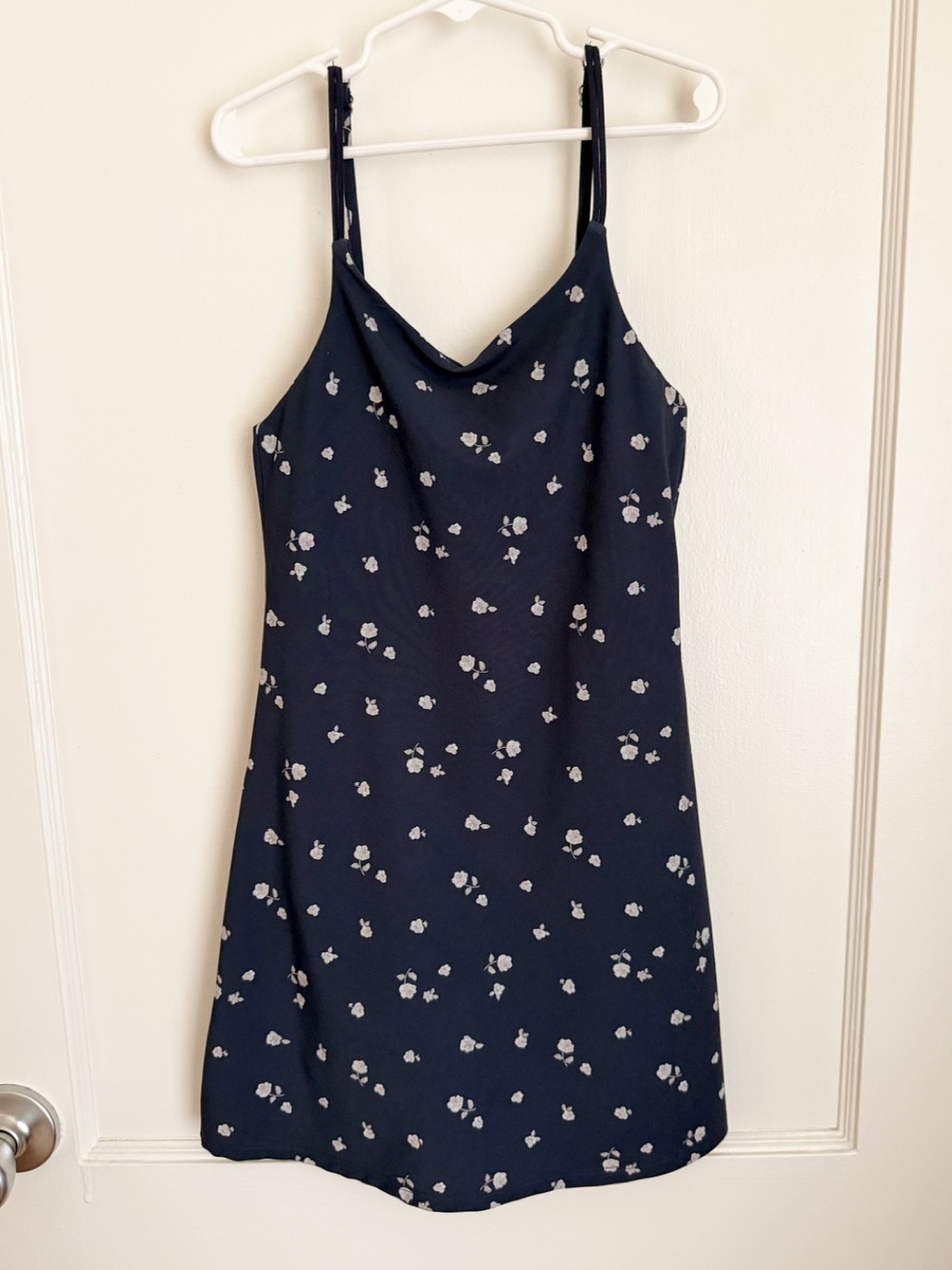 abercrombie kids Navy and White Floral Athletic Dress